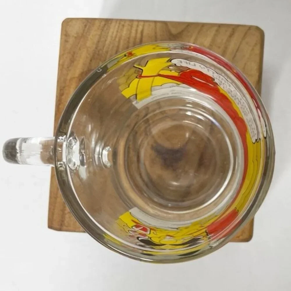 Vintage McDonalds Garfield & Friends Glass Mug 1978 By Anchor Hocking